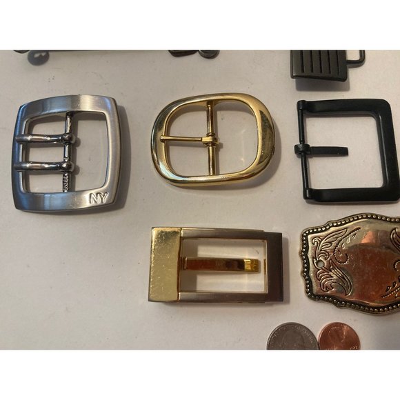 Vintage Lot of 9 Assorted Different Belt Buckles, Bam, Italy, Country & - Picture 6 of 8
